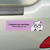 I STEUN GAY MARRIAGE BUMPERSTICKER (Op auto)