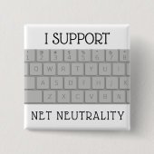 I STEUN NETTO NEUTRALITY BUTTON (Voorkant)