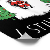 I Still Believe Santa Claus Alien Spaceship Funny  Poster (Hoek)