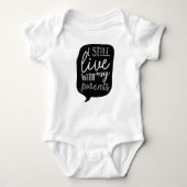 I still live with my parents romper (Voorkant)