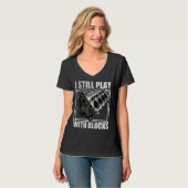 I Still Play With Blocks Racing Maintenance Man T-shirt (Voorkant volledig)
