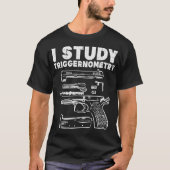 I Studie triggernometry Cool Pro Pistool Wiskunde  T-shirt (Voorkant)