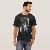 I Study Triggernometry - Grappige Pistool Vlag Pro T-shirt (Voorkant volledig)