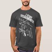 I Study Triggernometry On Back Gun Funny Saying T-shirt (Voorkant)