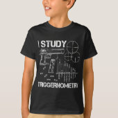 I Study Triggernometry Pistool T-shirt (Voorkant)