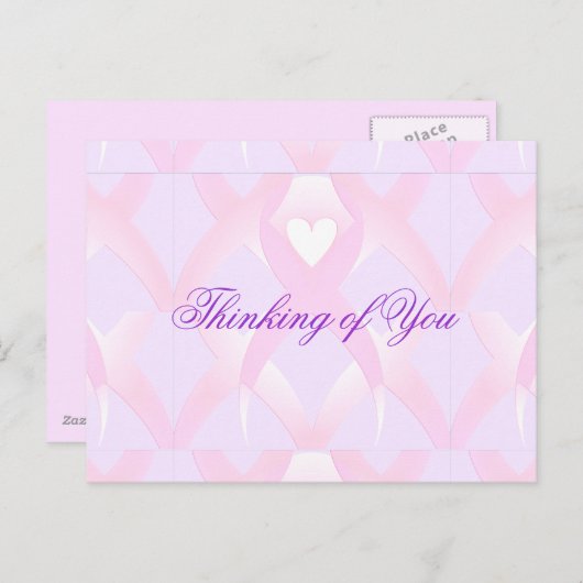 I Support, borstkankervoorlichting_ Briefkaart (Voorkant / Achterkant)