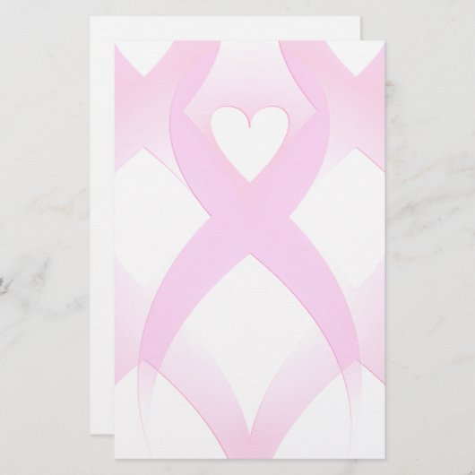 I Support, borstkankervoorlichting_ Briefpapier (Voorkant / Achterkant)