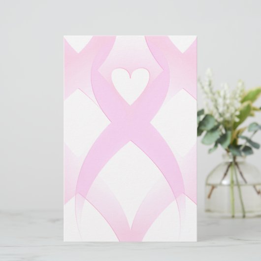 I Support, borstkankervoorlichting_ Briefpapier (Staand voorkant)