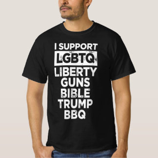 I Support LGBTQ Liberty| BBQ Funny T-shirt