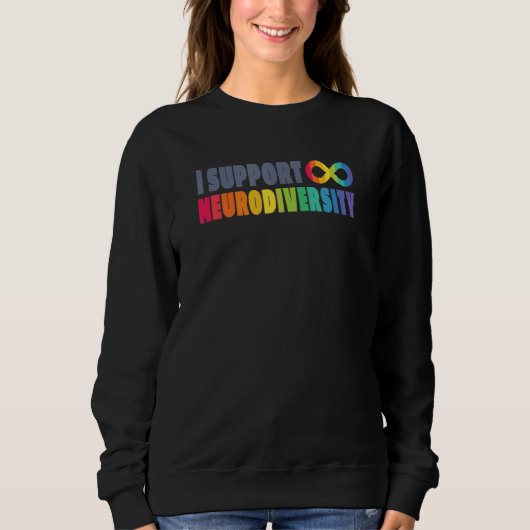 I Support Neurodiversity Trui (Voorkant)