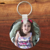 I Support Rett Research Sleutelhanger (Voorkant)