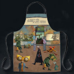 I support the Topeka Art Guild Apron Schort<br><div class="desc">I support the Topeka Art Guild. This is a collage of a number of images and styles.</div>