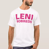 I Support Vice President LENI Robredo CUSTOMIZABLE T-shirt (Voorkant)