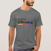 I-Support-vrijheid T-shirt (Voorkant)