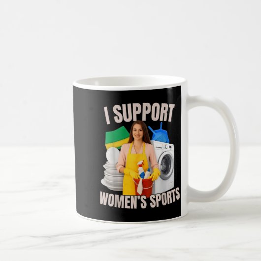 I Suprt Women's Srts Unwearable Aduld Humor Bootle Koffiemok (Rechts)