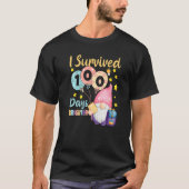I Survived 100 Days Brighter  Gnomes Teacher Kids T-shirt (Voorkant)