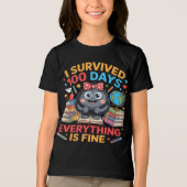 I Survived 100 Days Cute Monster Shirt (Voorkant)