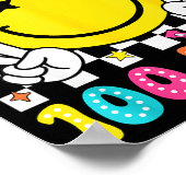 I Survived 100 Days Of School Boys Kids 100th Day Poster (Hoek)