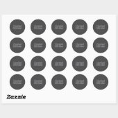 I Survived 2025 Sober Recovery Design  Ronde Sticker (Vel)
