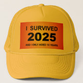I Survived 2025  Trucker Pet (Voorkant)
