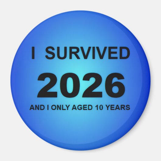 I Survived 2026 Magneet (Voorkant)