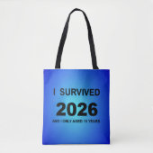 I Survived 2026 Tote Bag (Voorkant)