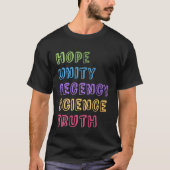 I Survived 45 2020 Victory Hope Unity Decency Scie T-shirt (Voorkant)