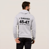 I Survived 45-47 Hoodie (Achterkant volledig)