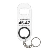 I Survived 45-47 Mini Flessenopener (Achterkant)