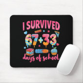 I Survived 67 + 33 Day Of School Funny 6 7 Six Sev Muismat (Met muis)