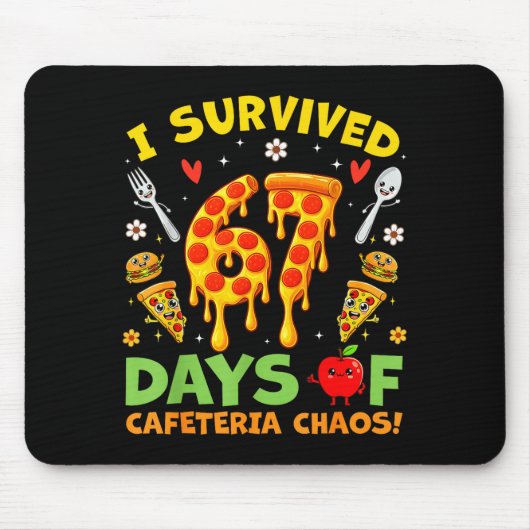 I Survived 67 Days Of Cafeteria Chaos Funny Boy Gi Muismat (Voorkant)