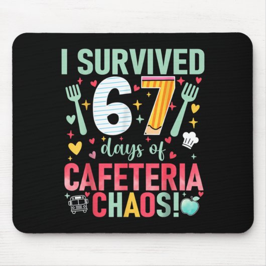 I Survived 67 Days Of Cafeteria Chaos Lunch Lady S Muismat (Voorkant)
