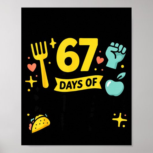 I Survived 67 Days Of Cafeteria Chaos Lunch Lady S Poster (Voorkant)