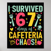 I Survived 67 Days Of Cafeteria Chaos Lunch Lady S Poster (Voorkant)
