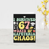 I Survived 67 Days Of Cafeteria Chaos Six Seven Me Kaart (Gele Bloem)