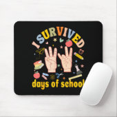 I Survived 67 Days Of School American Sign Languag Muismat (Met muis)