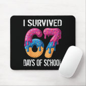 I Survived 67 Days Of School Boys Ice Cream Drip T Muismat (Met muis)