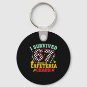 I Survived 67 Days Of School Cafeteria Chaos Check Sleutelhanger (Voorkant)