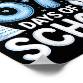 I Survived 67 Days Of School Christmas Candy Cane  Poster (Hoek)