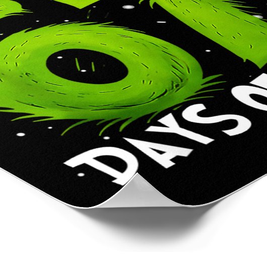 I Survived 67 Days Of School Christmas Candy Cane  Poster (Hoek)