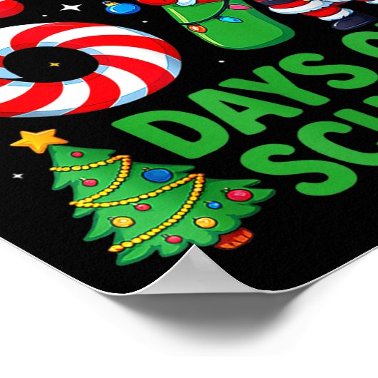 I Survived 67 Days Of School Christmas Candy Cane Poster (Hoek)