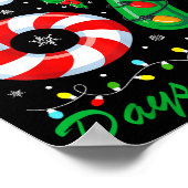 I Survived 67 Days Of School Christmas Candy Cane  Poster (Hoek)