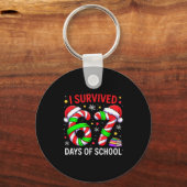 I Survived 67 Days Of School Christmas  Sleutelhanger (Voorkant)