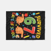 I Survived 67 Days Of School Cool Teacher Design Fleece Deken (Voorkant (Horizontaal))