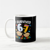 I Survived 67 Days Of School Cool Teacher Design Koffiemok (Links)