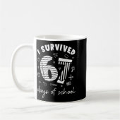 I Survived 67 Days Of School Cool Teacher Design Koffiemok (Links)