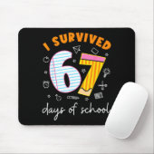 I Survived 67 Days Of School Cool Teacher Design Muismat (Met muis)