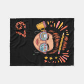 I Survived 67 Days Of School Fueled By Coffee &amp Fleece Deken (Voorkant (Horizontaal))