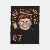 I Survived 67 Days Of School Fueled By Coffee &amp Fleece Deken (Voorkant)