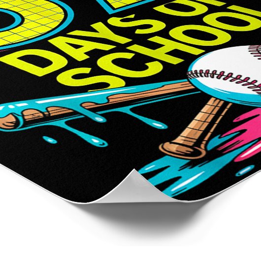 I Survived 67 Days Of School Funny 67 Baseball Sli Poster (Hoek)